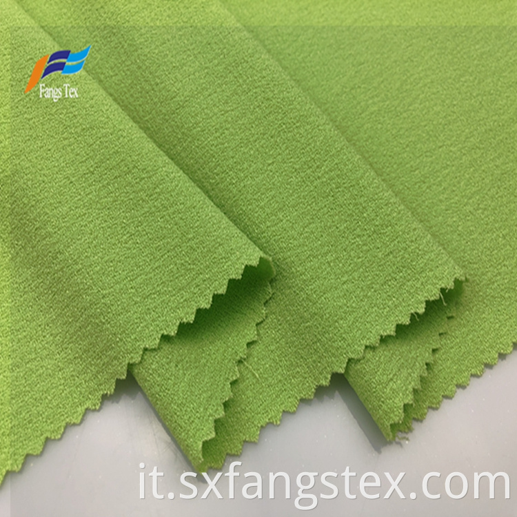 100% Polyester Fleece Crepe Dyed PD Clothing Fabric 5